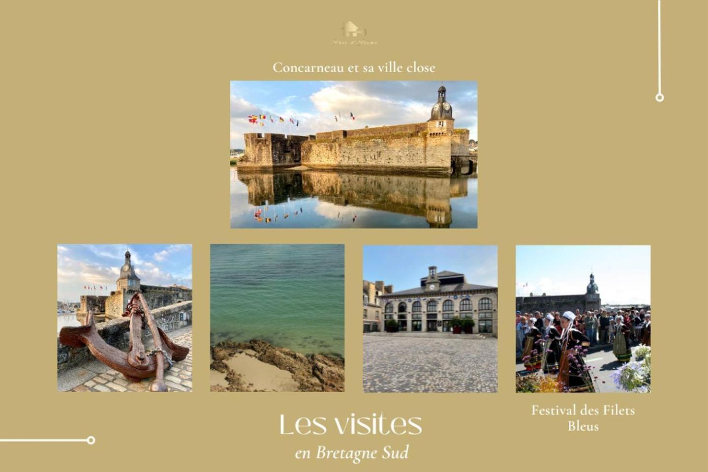 Keraven, Charmante Maisonnette, Piscine Commune 1-4 Personnes Moëlan-sur-Mer Exteriör bild